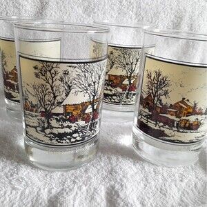 Vintage Arby's Glasses set of 4